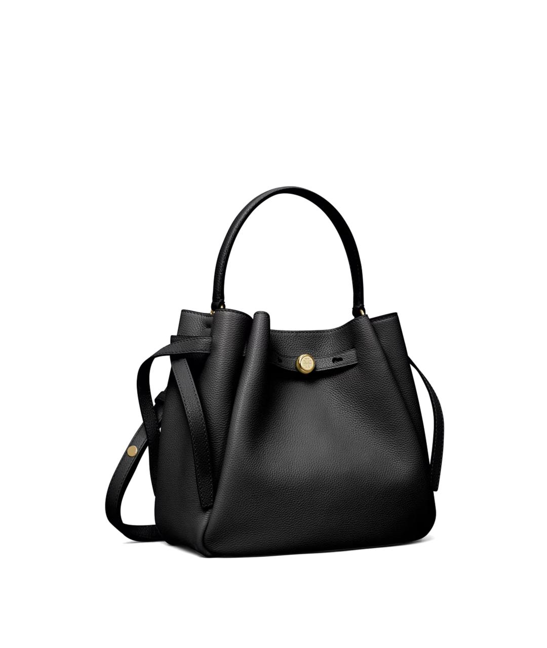 TORY BURCH Черная кожаная сумка через плечо, фото 1