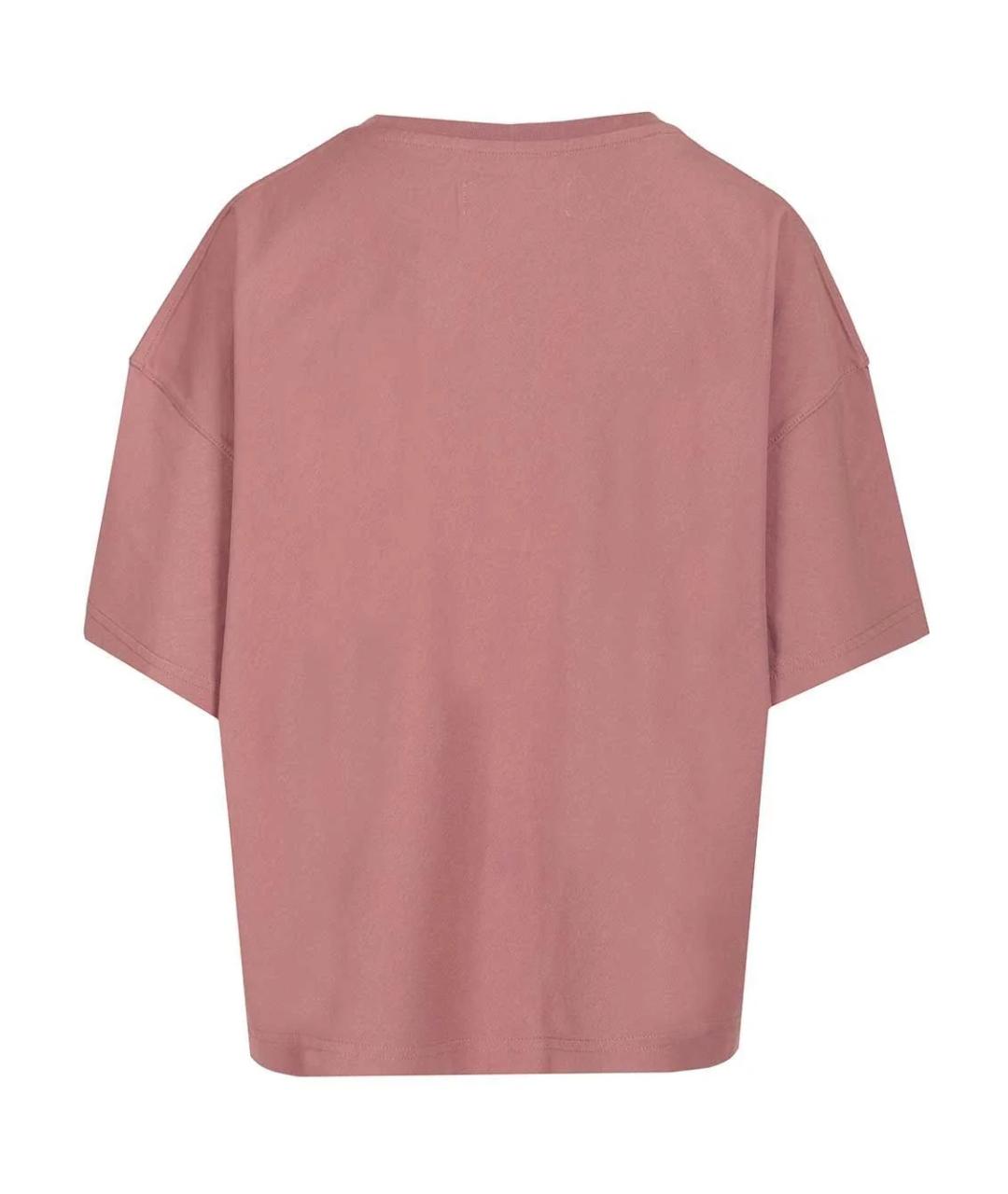 VIVIENNE WESTWOOD Розовая хлопковая футболка, фото 2