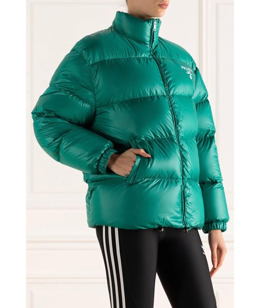 PRADA Бирюзовый пуховик, фото 3