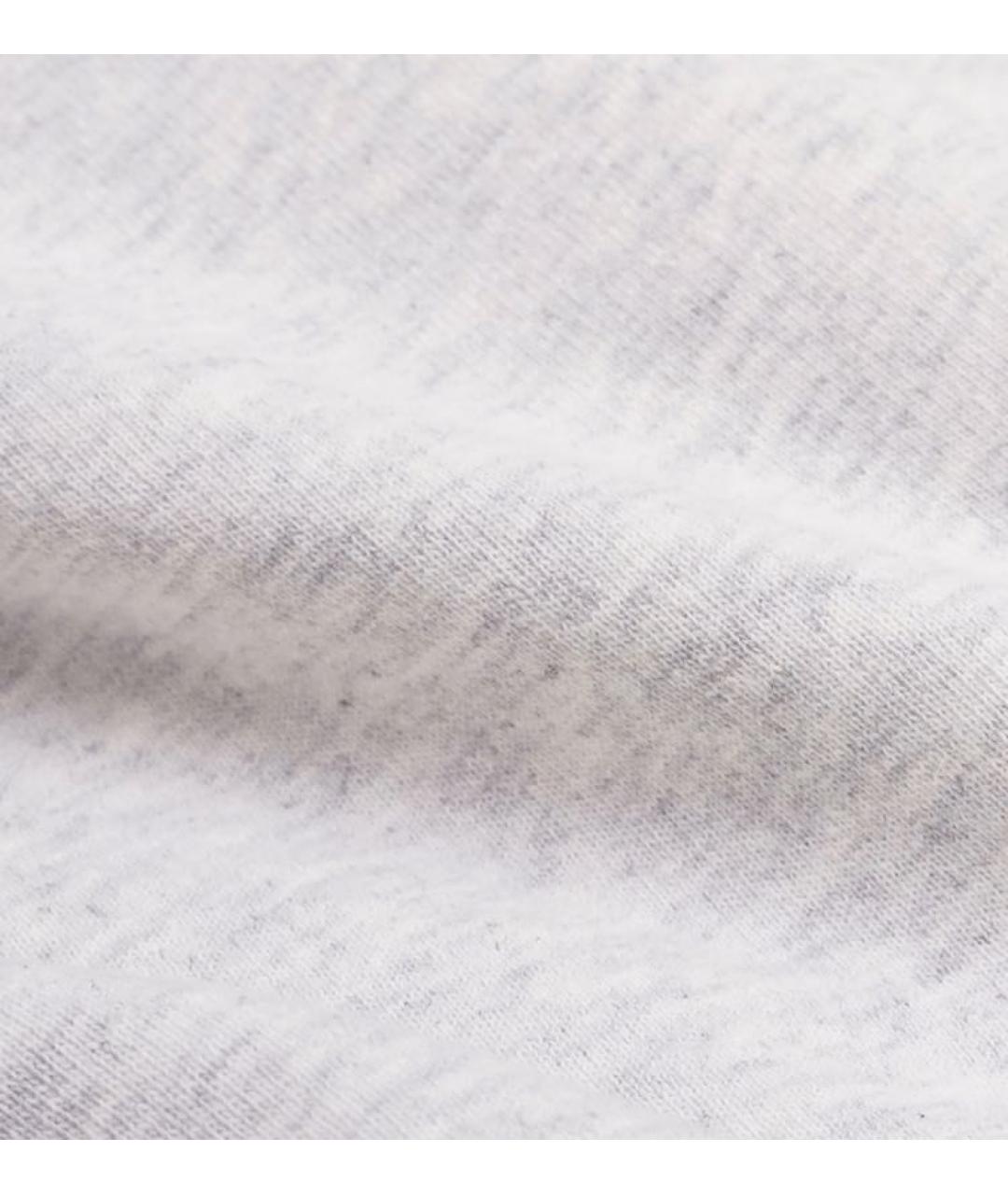 SPORTY AND RICH Серые хлопковые повседневные брюки, фото 4