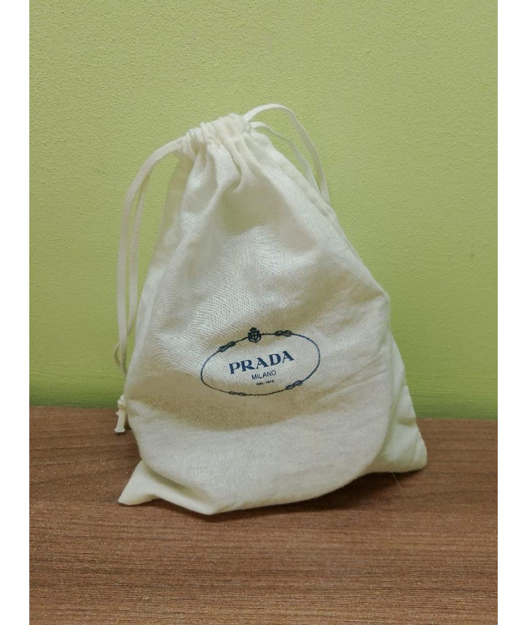 PRADA Черный пелетеный ремень, фото 5