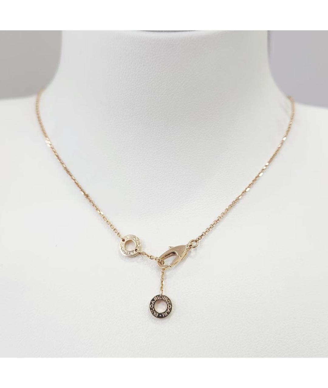 BVLGARI Золотая подвеска из розового золота, фото 4