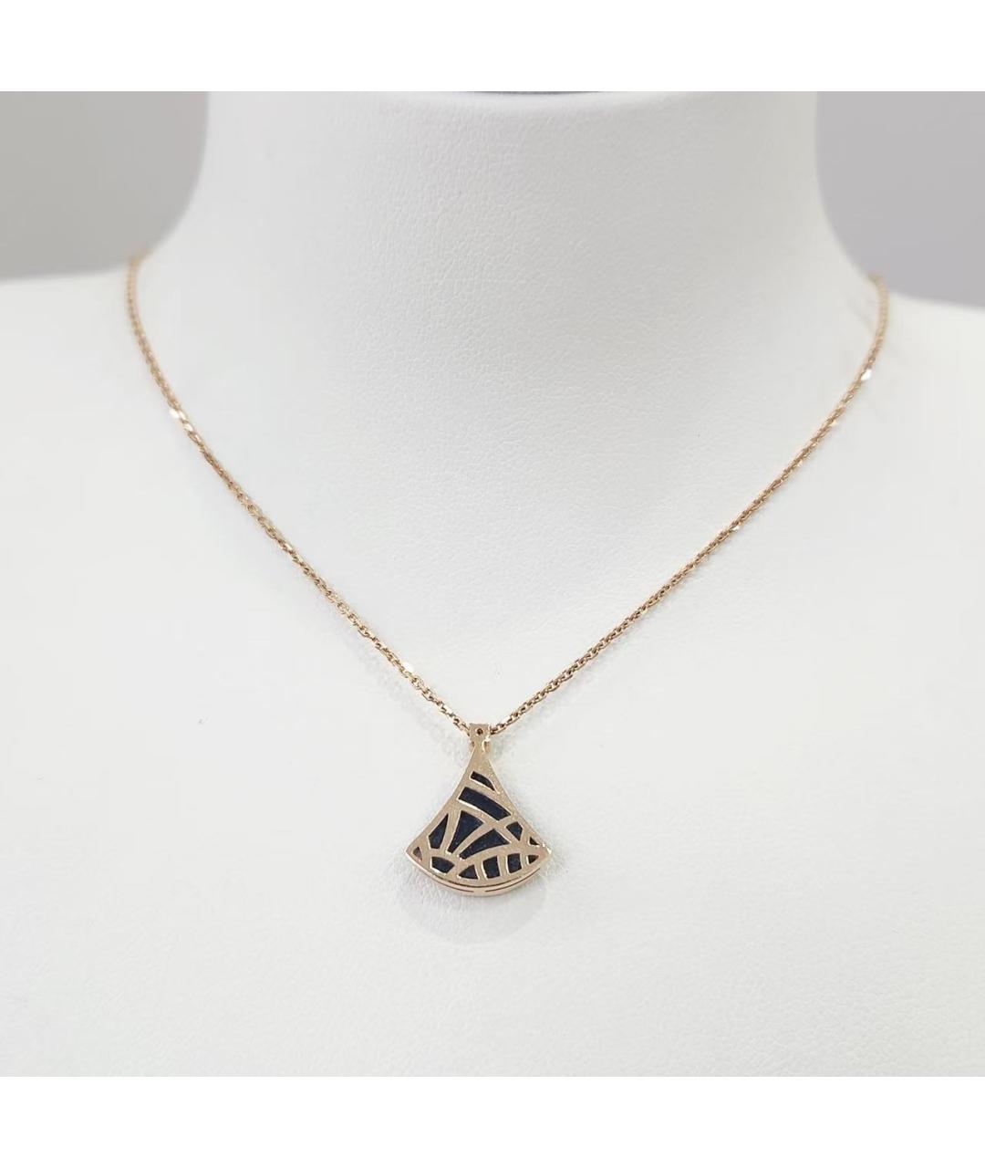 BVLGARI Золотая подвеска из розового золота, фото 3