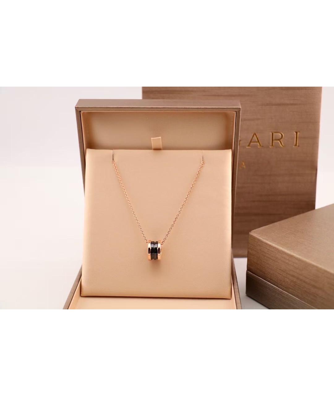 BVLGARI Золотая подвеска из розового золота, фото 5