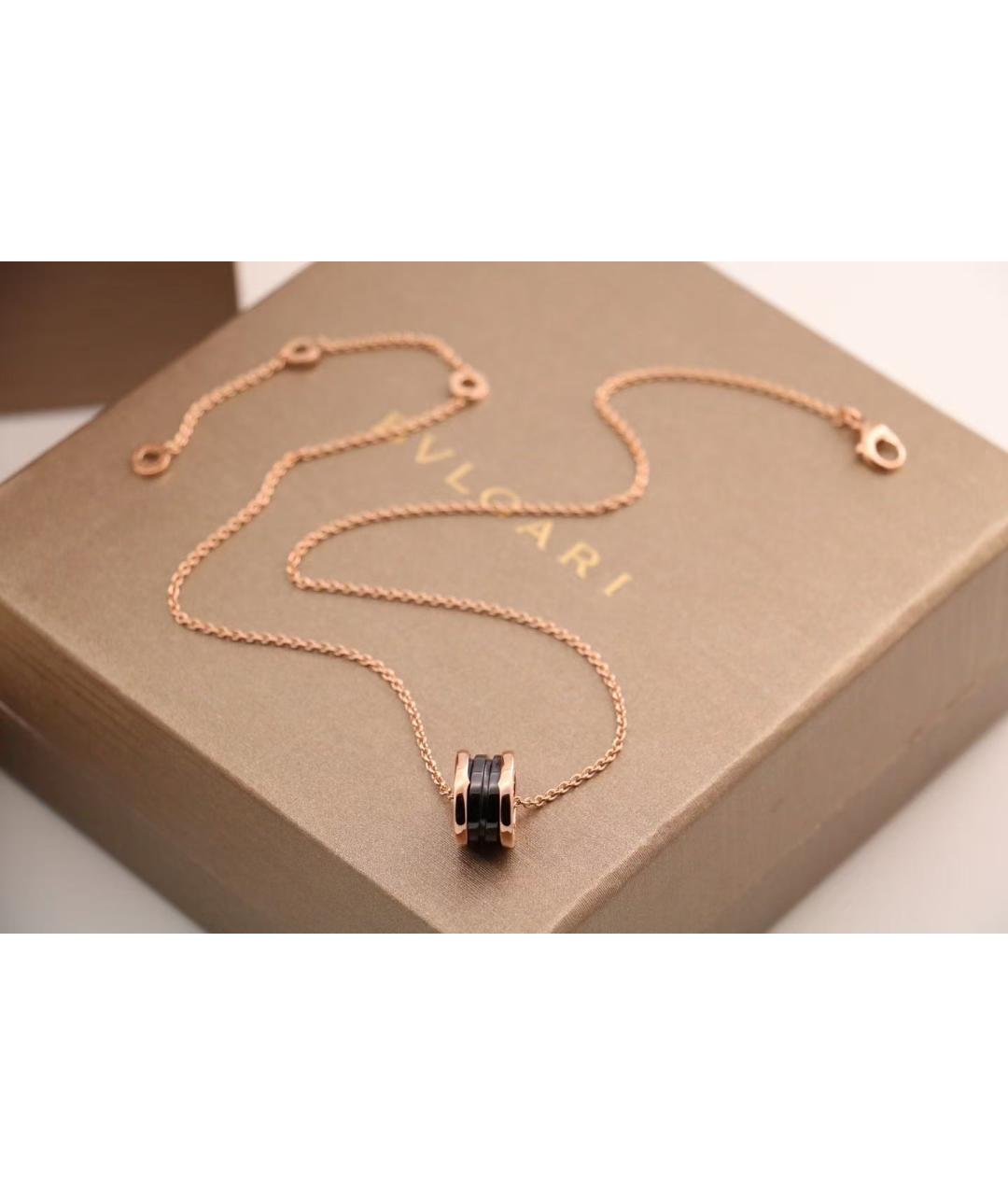 BVLGARI Золотая подвеска из розового золота, фото 4