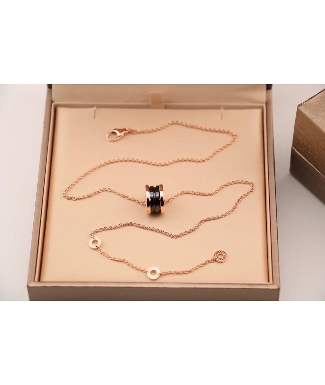 BVLGARI Золотая подвеска из розового золота, фото 3