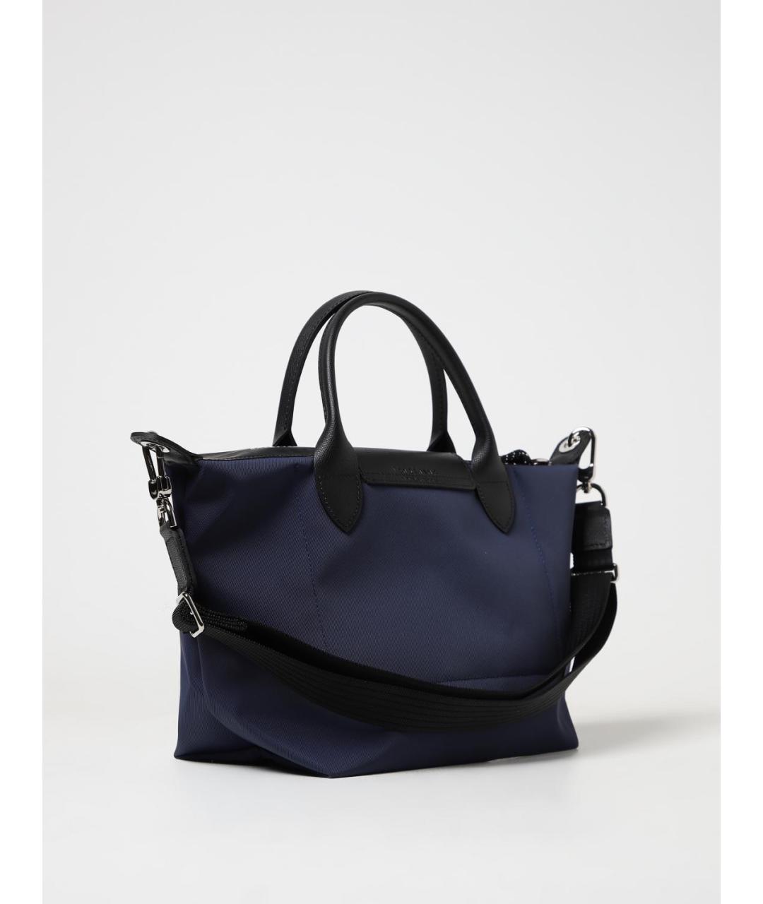 LONGCHAMP Синяя тканевая сумка тоут, фото 2