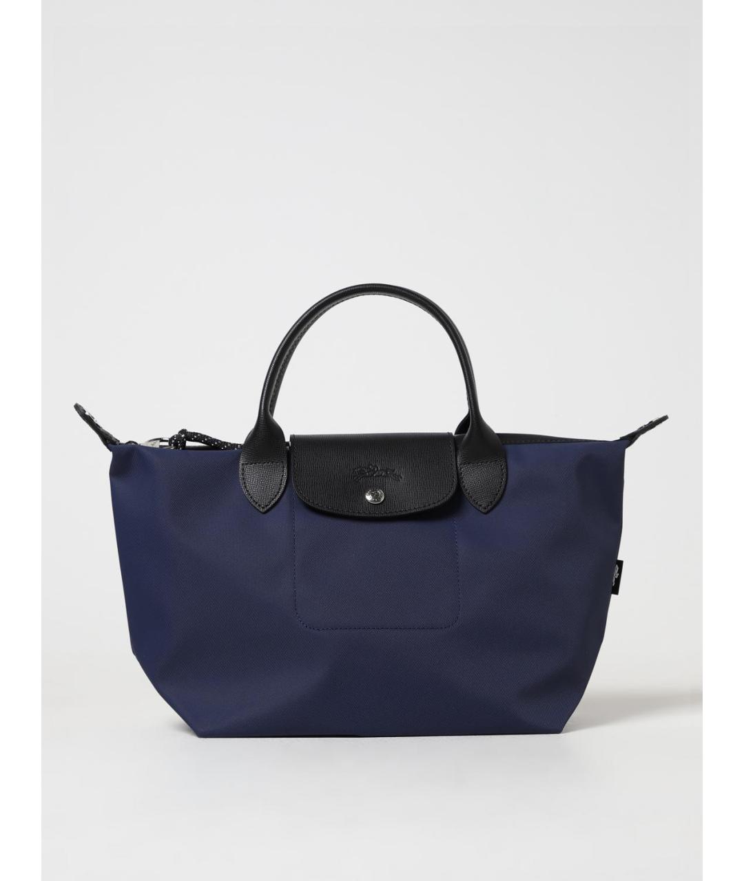 LONGCHAMP Синяя тканевая сумка тоут, фото 4