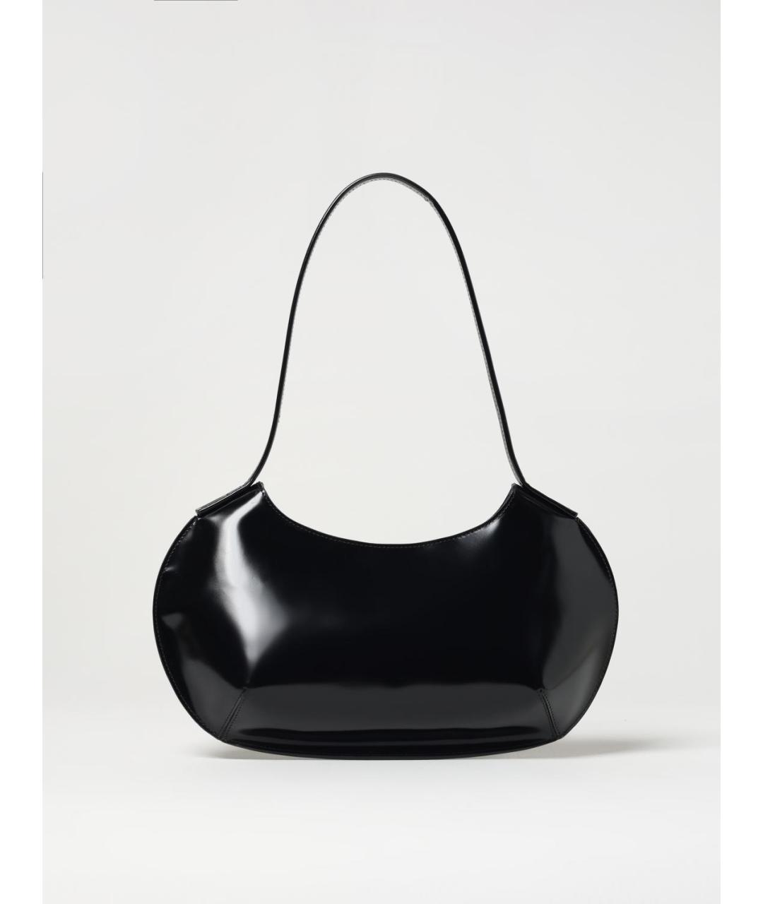 BY FAR Черная кожаная сумка через плечо, фото 4