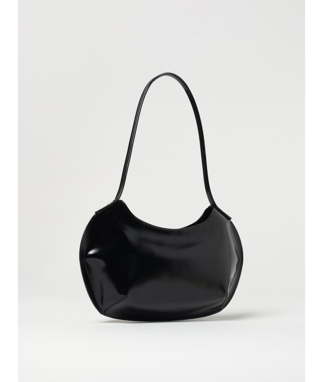 BY FAR Черная кожаная сумка через плечо, фото 2