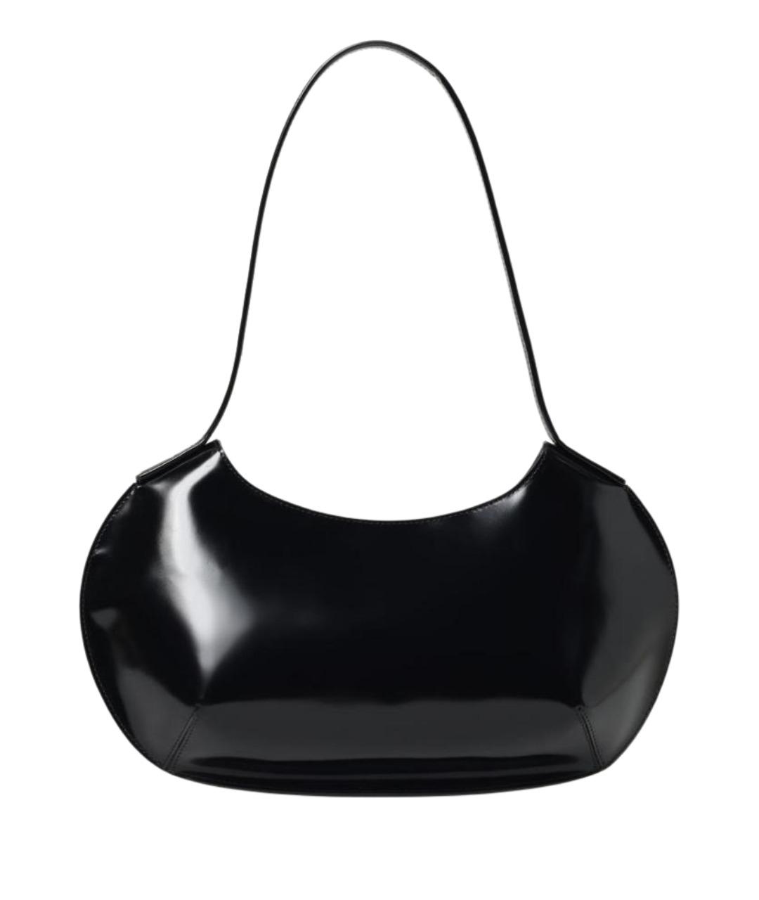 BY FAR Черная кожаная сумка через плечо, фото 1