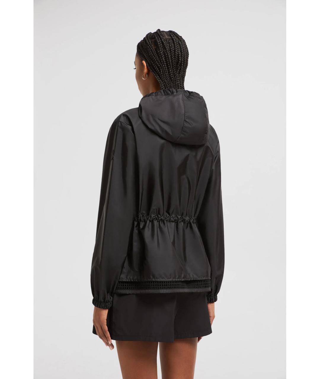 MONCLER Черная полиамидовая куртка, фото 5