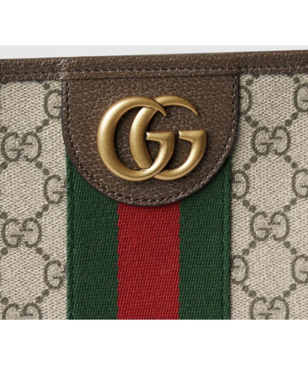 GUCCI Бежевая сумка тоут, фото 4