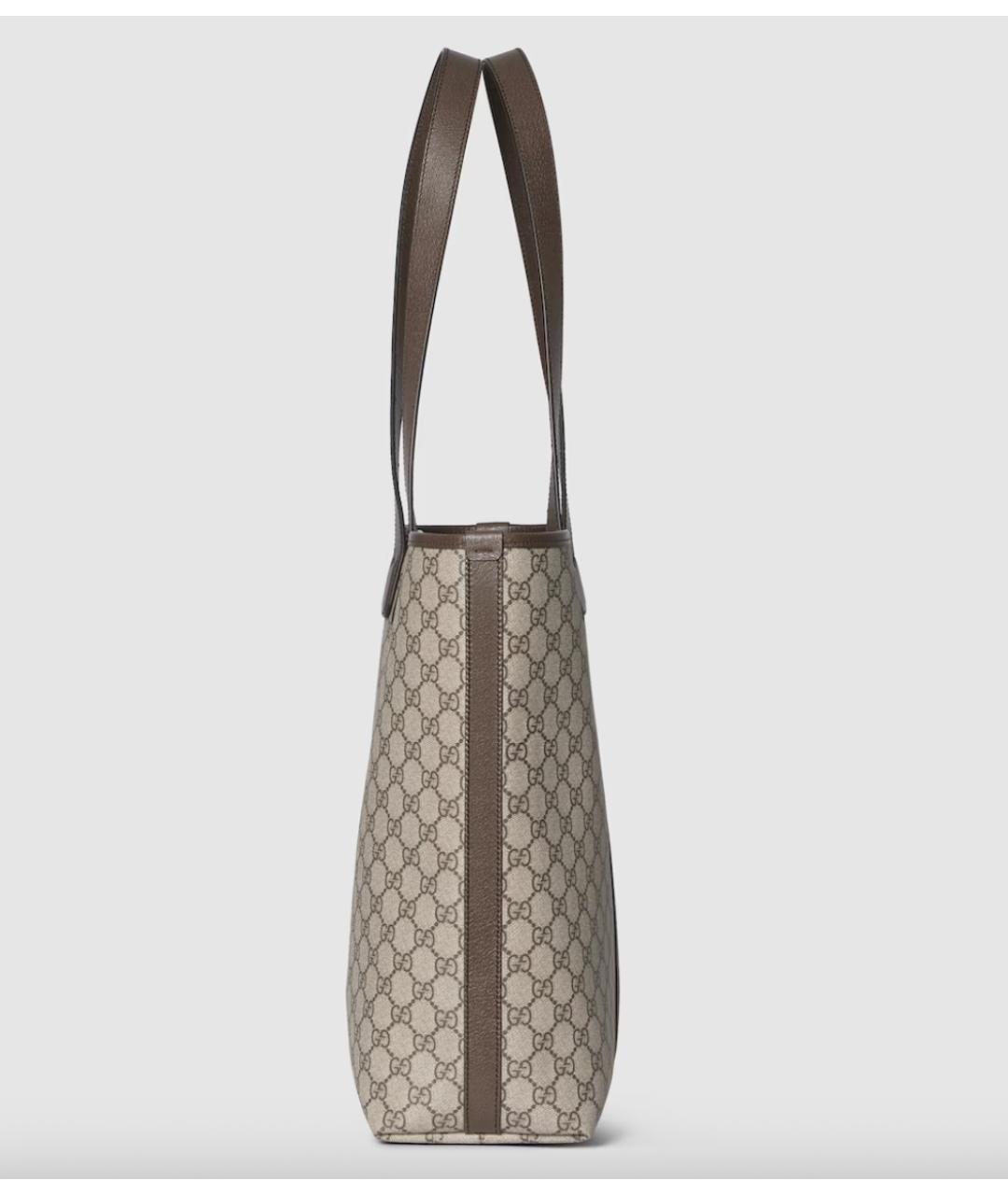 GUCCI Бежевая сумка тоут, фото 6