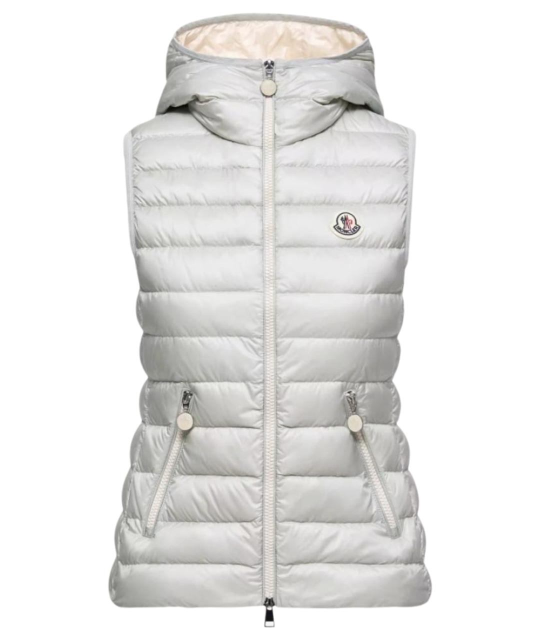 MONCLER Серый жилет, фото 1