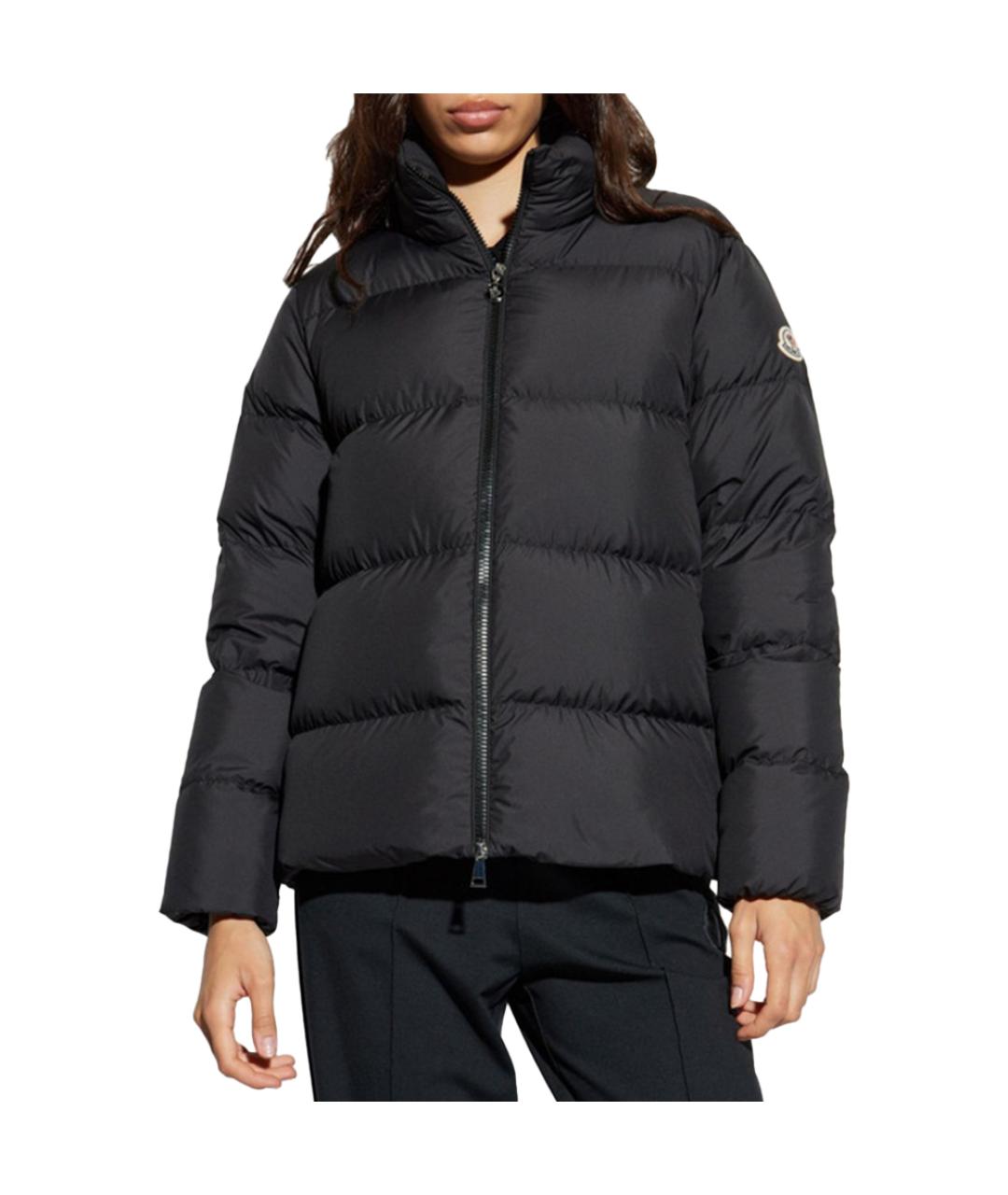 MONCLER Черный пуховик, фото 3