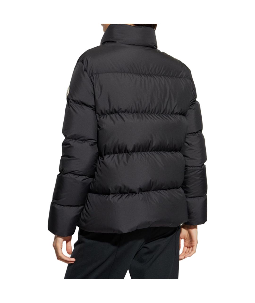 MONCLER Черный пуховик, фото 4