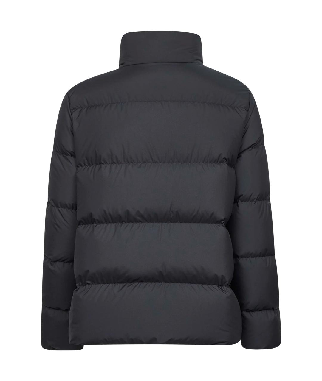 MONCLER Черный пуховик, фото 2