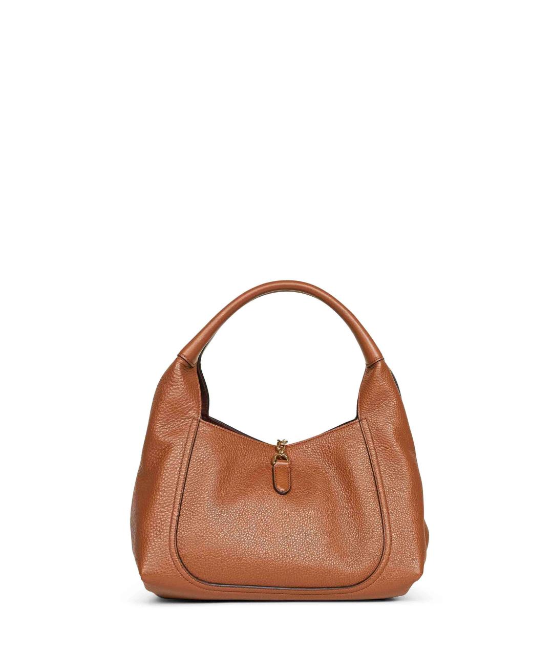 GUCCI Коричневая кожаная сумка с короткими ручками, фото 3