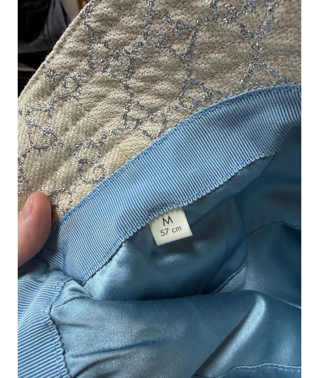 GUCCI Бежевая панама, фото 4