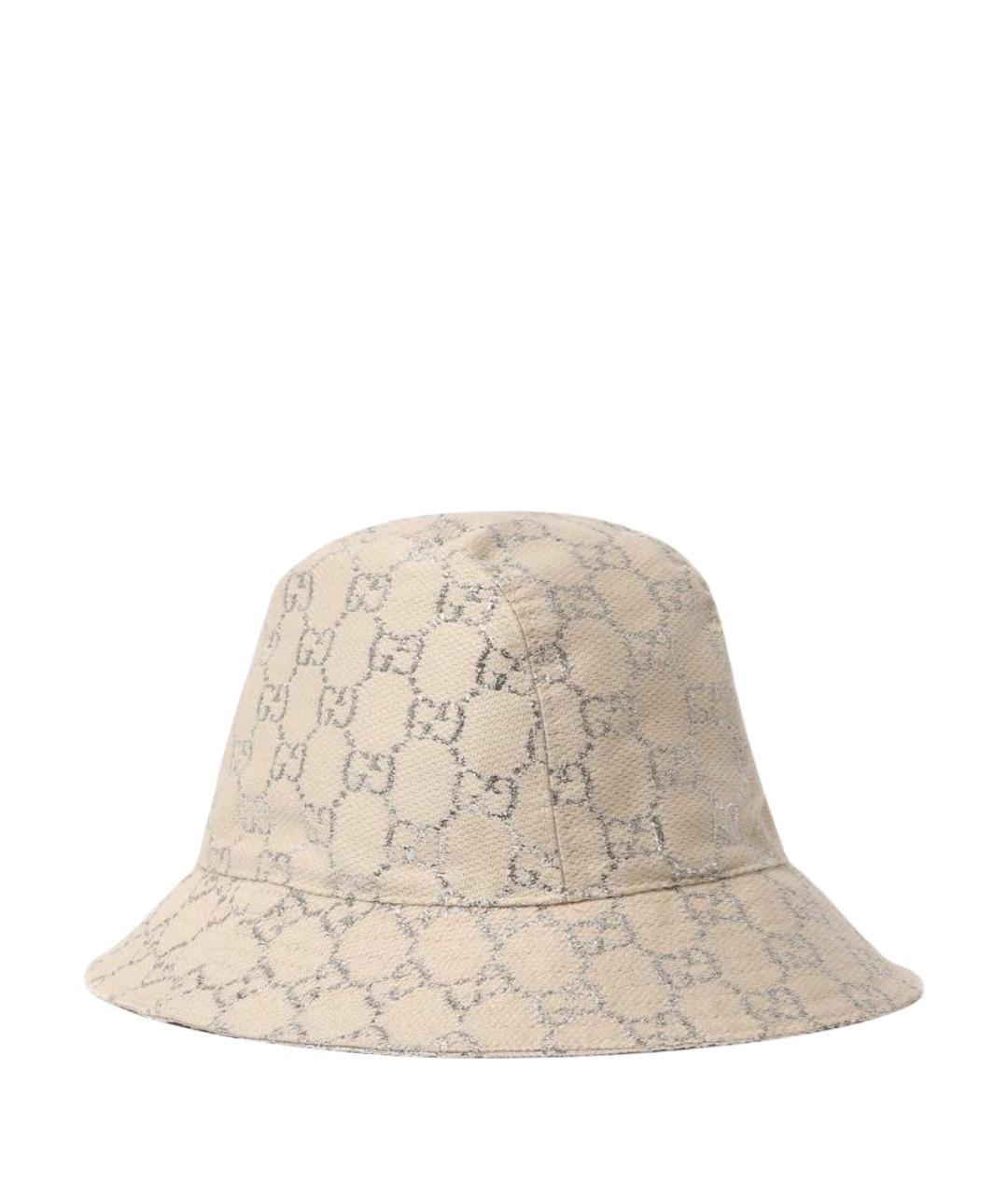 GUCCI Бежевая панама, фото 1