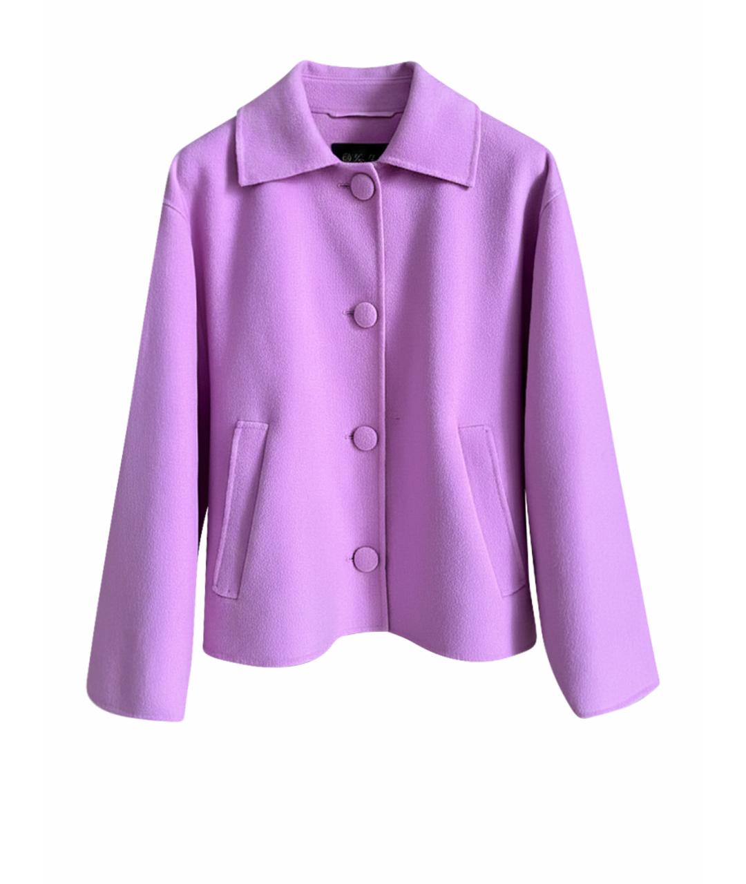 LORO PIANA Розовое кашемировое пальто, фото 1