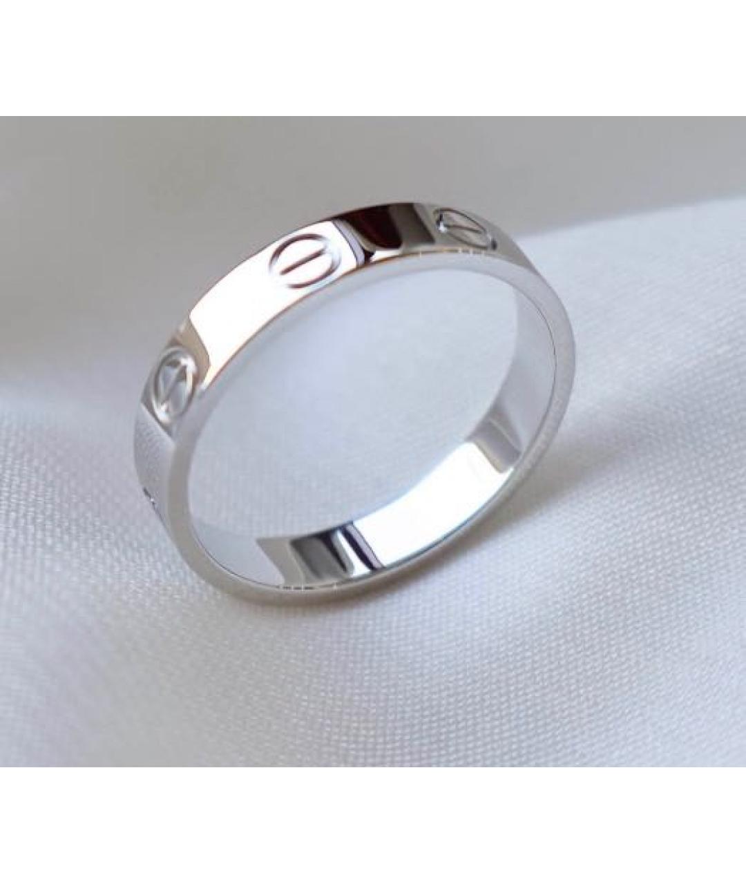 CARTIER Серебряное кольцо из белого золота, фото 5