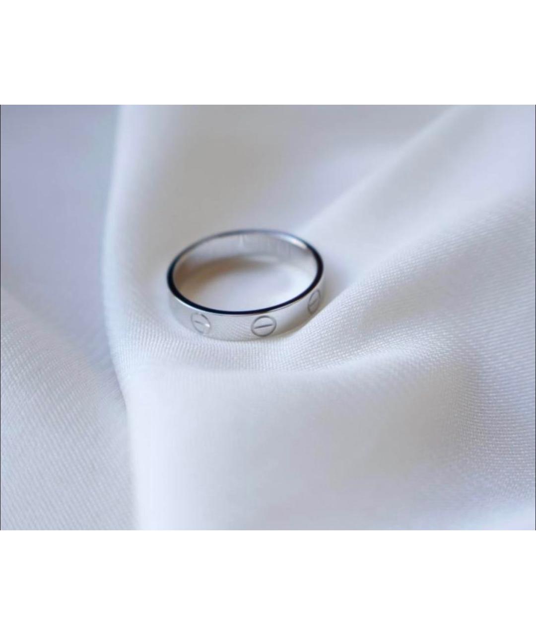 CARTIER Серебряное кольцо из белого золота, фото 3