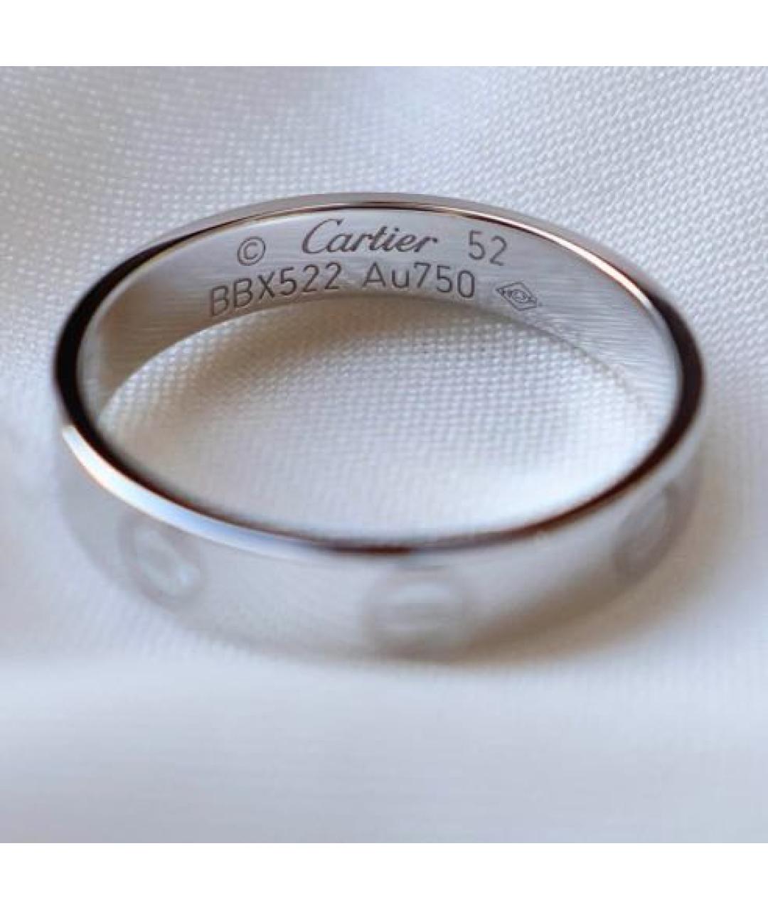 CARTIER Серебряное кольцо из белого золота, фото 2