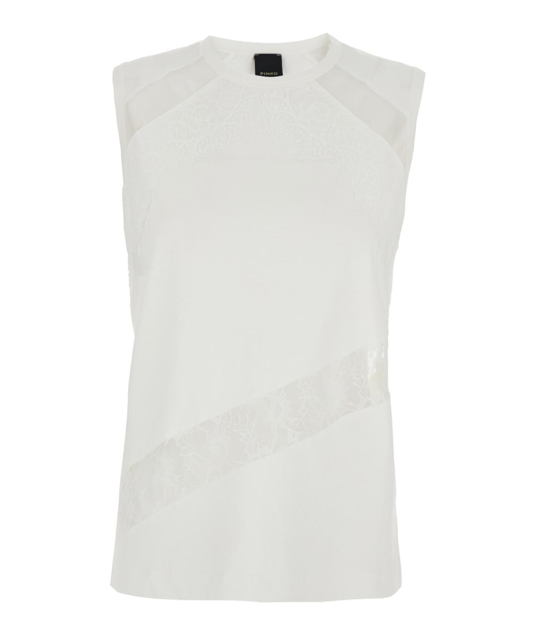 PINKO Белая хлопковая блузы, фото 1