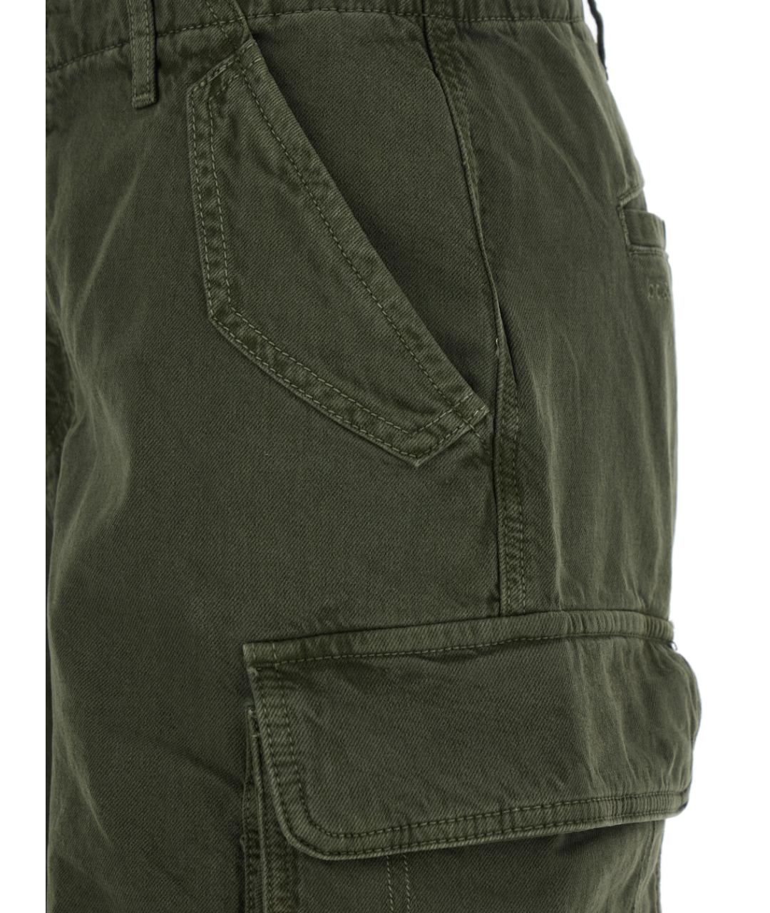 BA&SH Зеленые хлопковые прямые брюки, фото 3