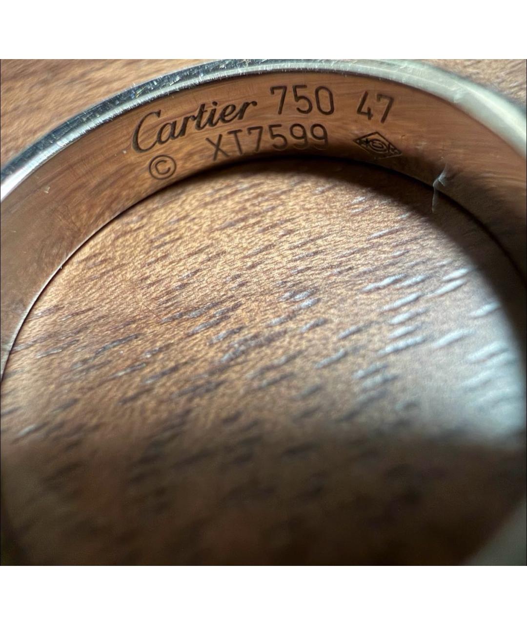 CARTIER Белое кольцо из белого золота, фото 3