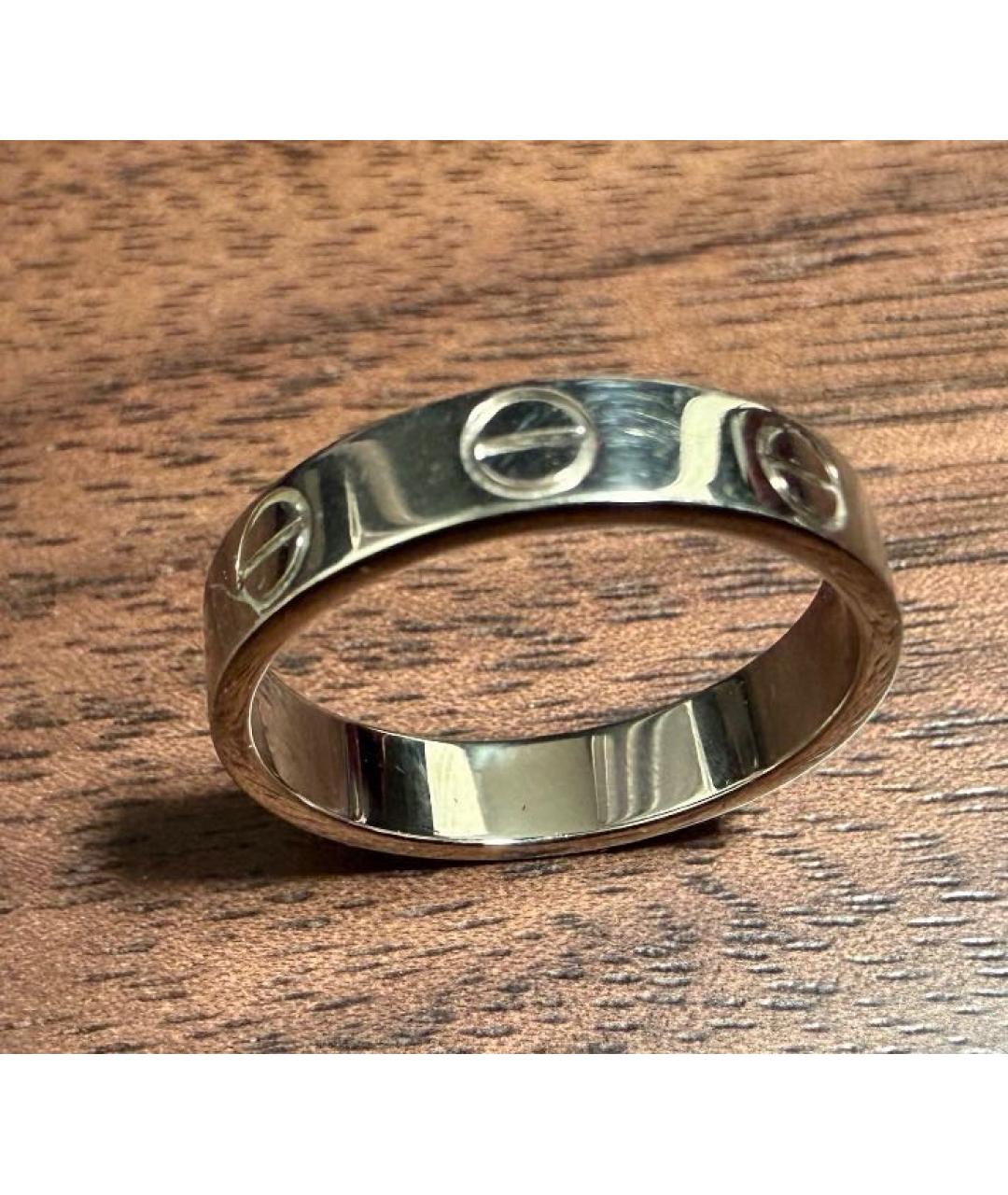 CARTIER Белое кольцо из белого золота, фото 5