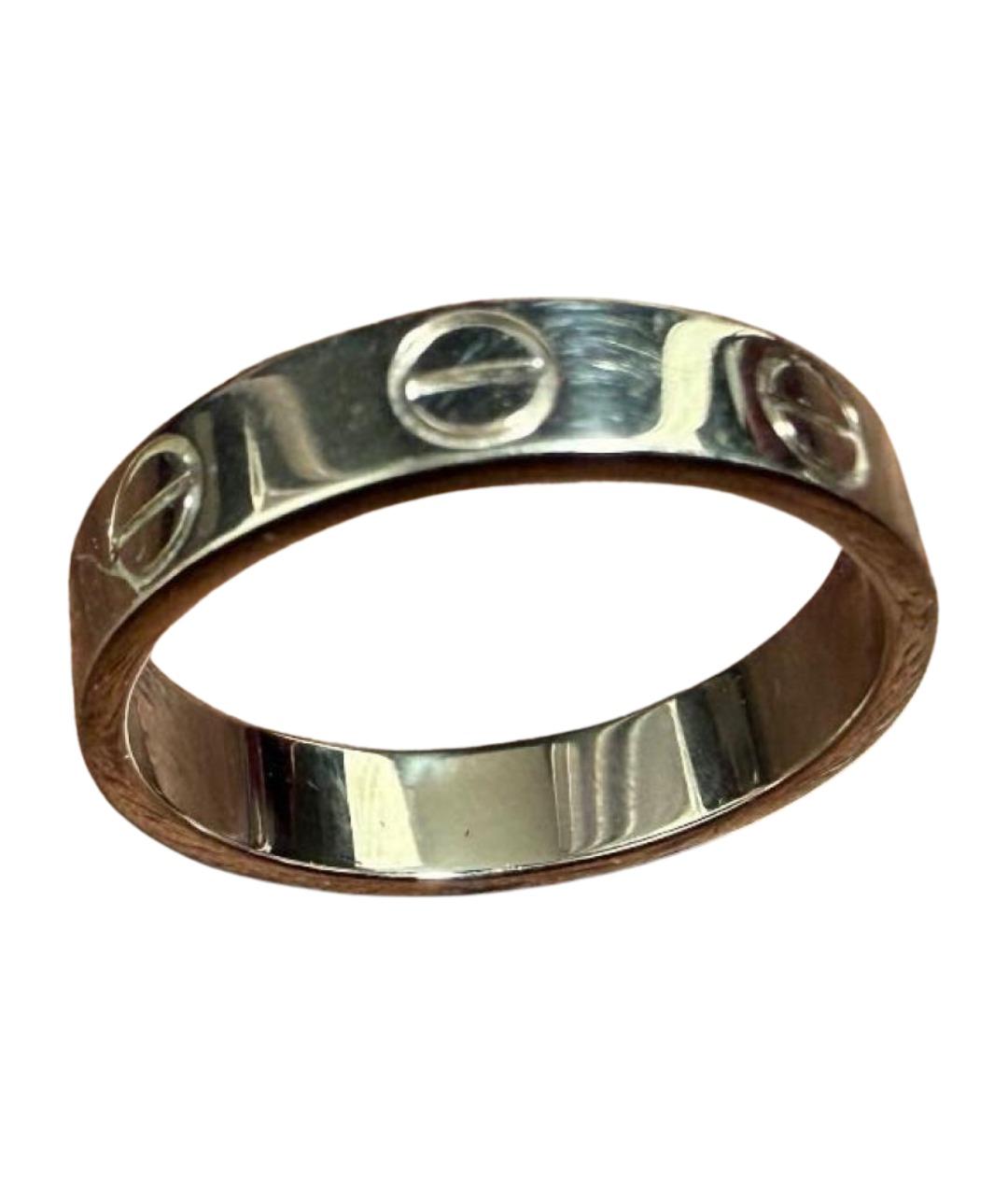 CARTIER Белое кольцо из белого золота, фото 1