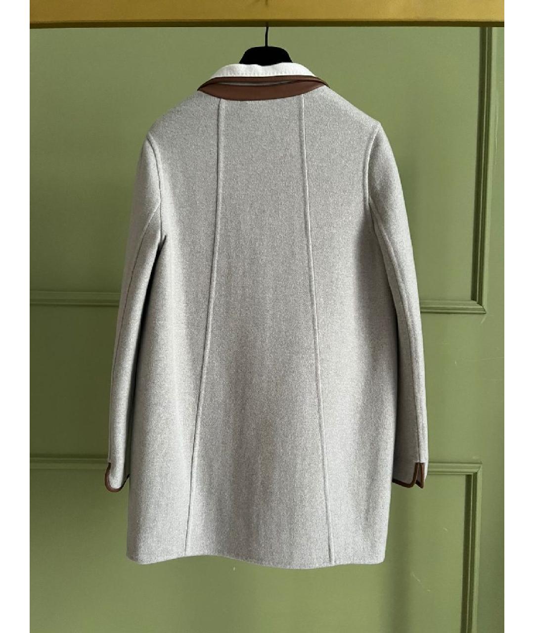 LORO PIANA Серое пальто, фото 3