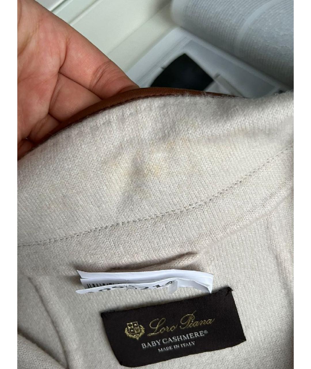 LORO PIANA Серое пальто, фото 8