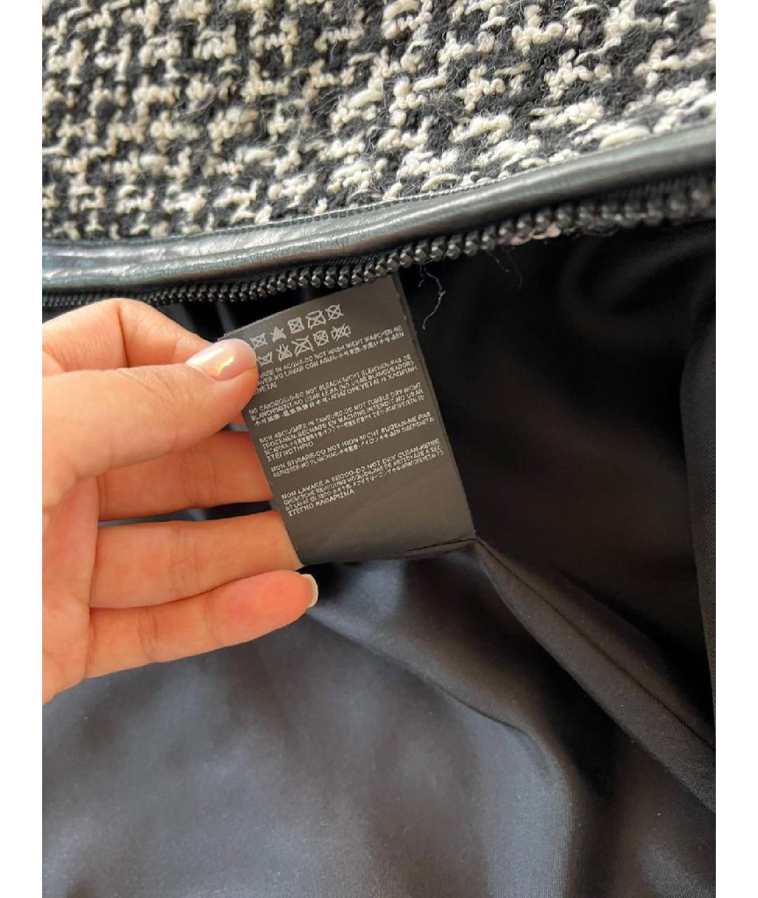 SAINT LAURENT Черное пальто, фото 7