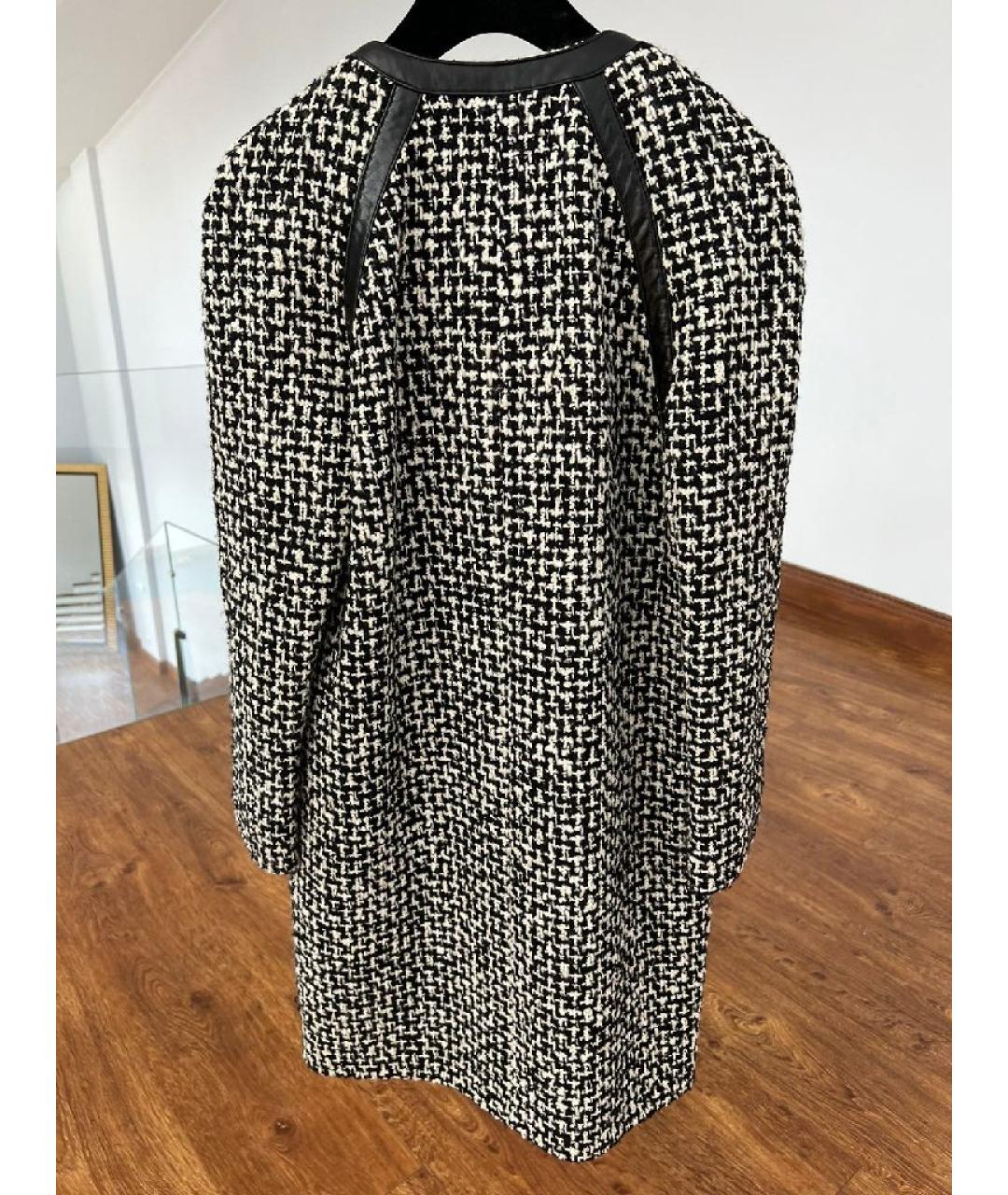 SAINT LAURENT Черное пальто, фото 3