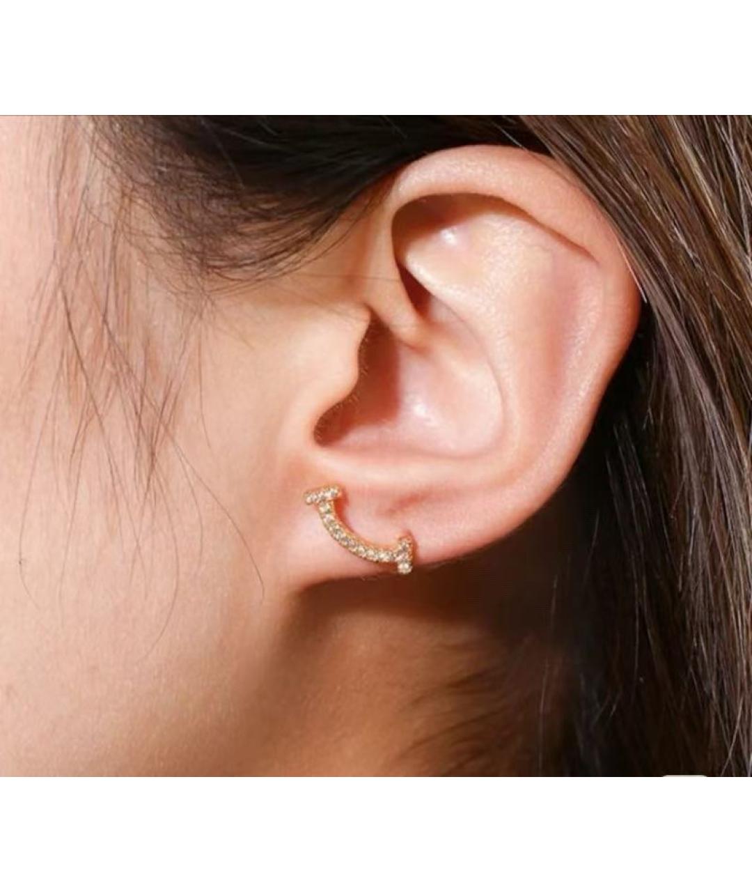 TIFFANY&CO Золотые серьги из розового золота, фото 5