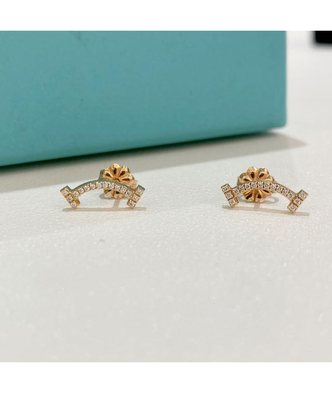 TIFFANY&CO Золотые серьги из розового золота, фото 4