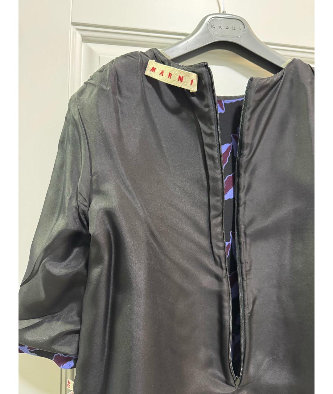 MARNI Мульти шерстяное повседневное платье, фото 2