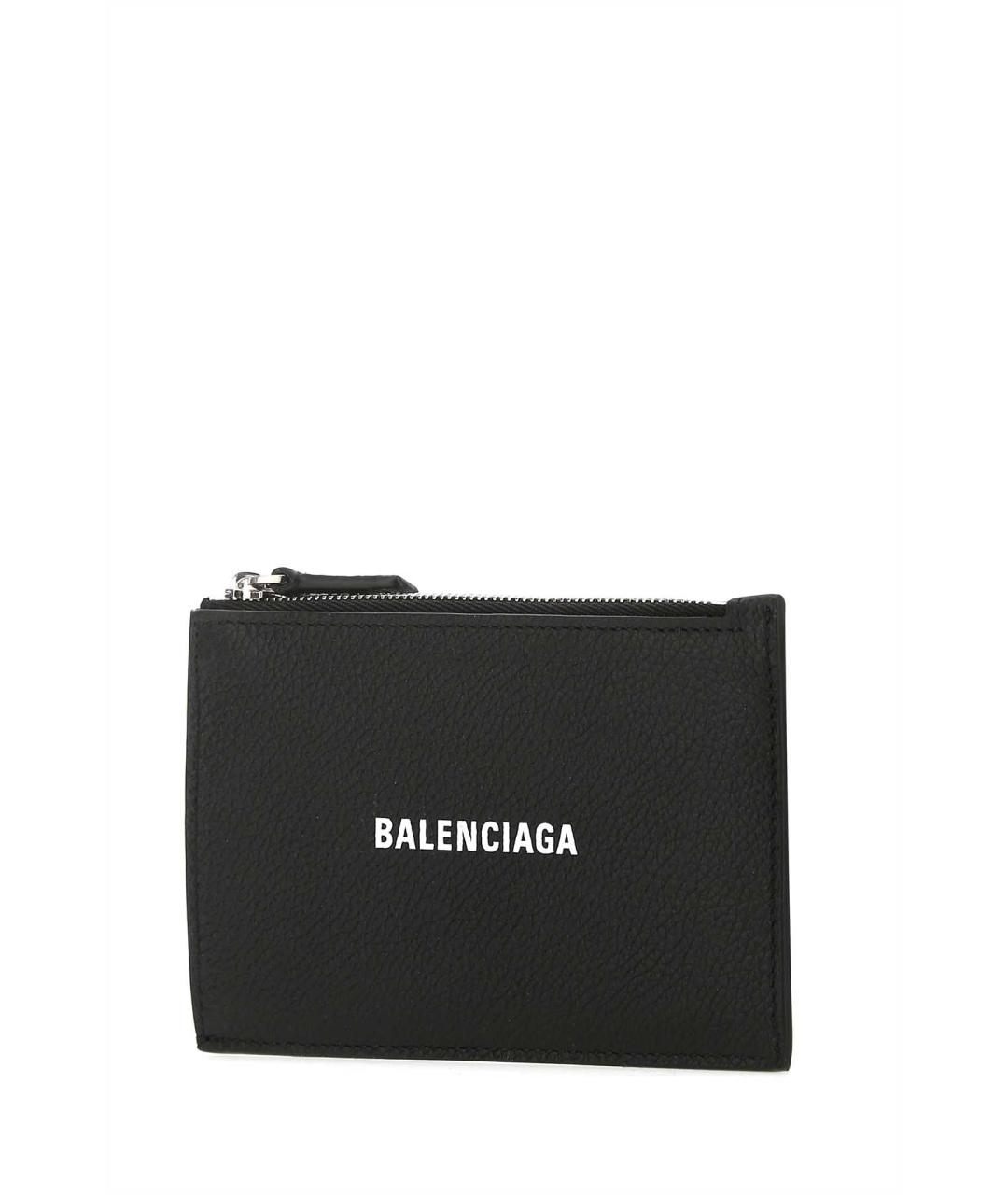 BALENCIAGA Черный кожаный кардхолдер, фото 2