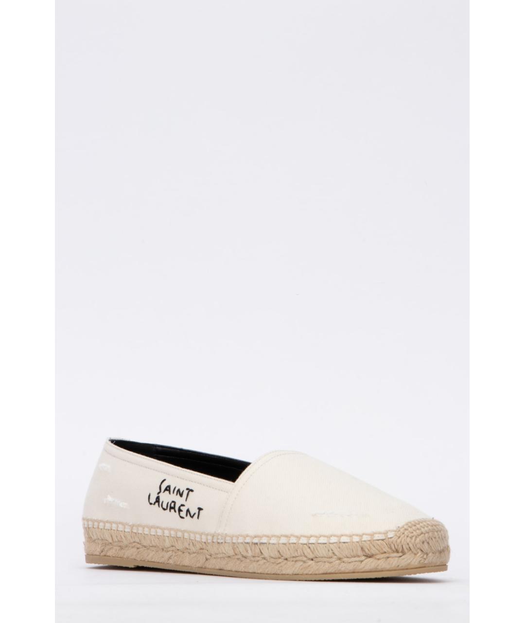 SAINT LAURENT Бежевые эспадрильи, фото 2