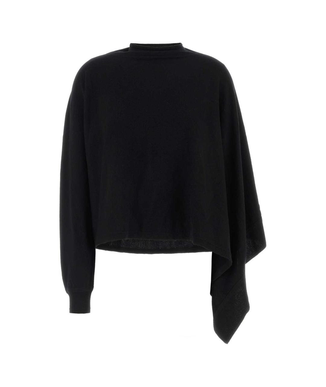 JIL SANDER Черный шерстяной джемпер / свитер, фото 1