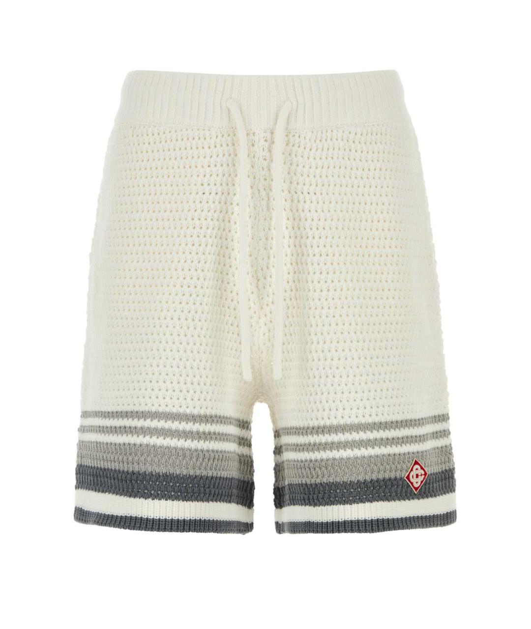 CASABLANCA Белые хлопковые шорты, фото 1