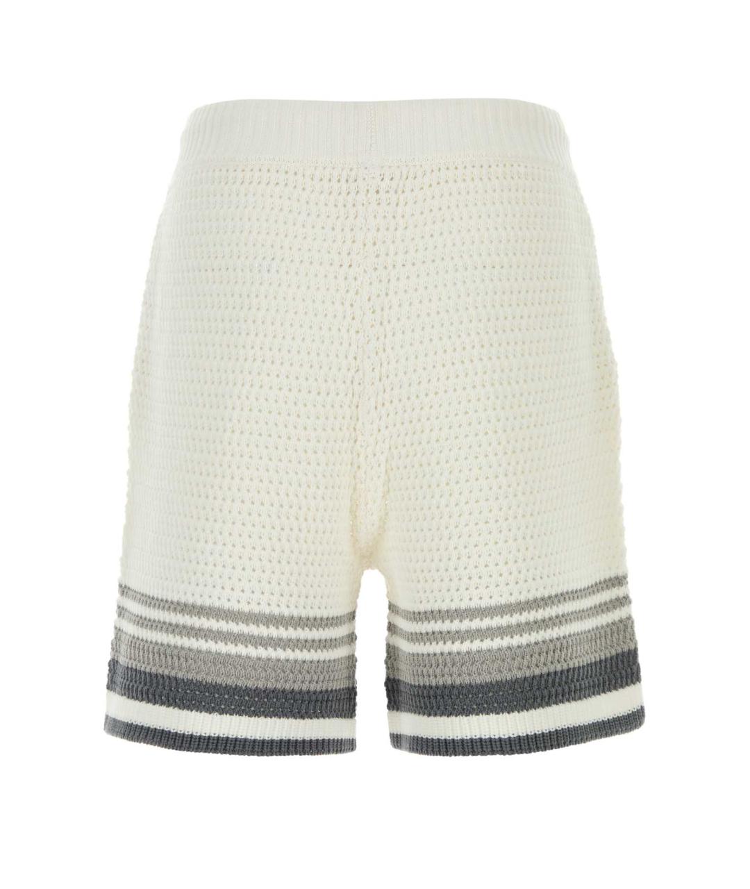 CASABLANCA Белые хлопковые шорты, фото 2