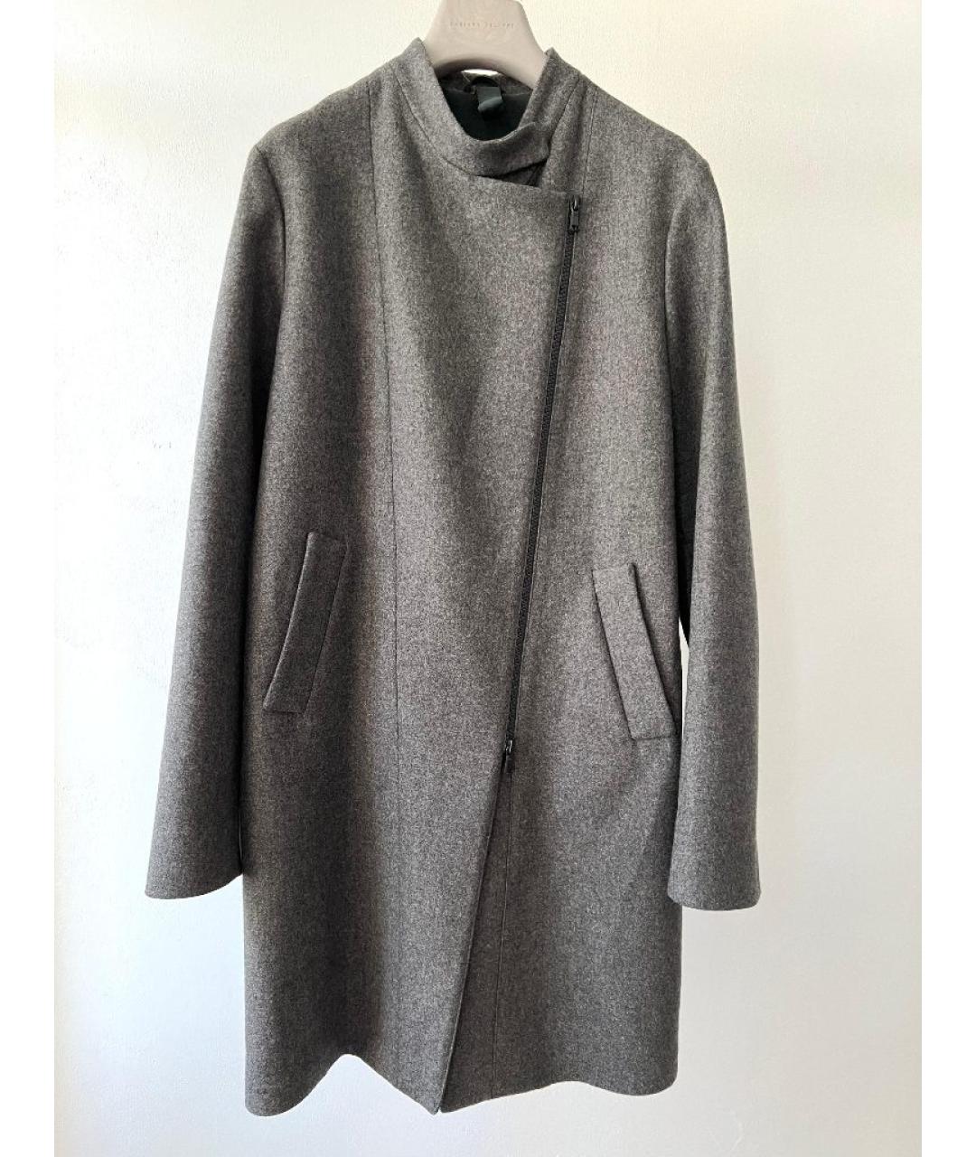 BRUNELLO CUCINELLI Серое пальто, фото 8