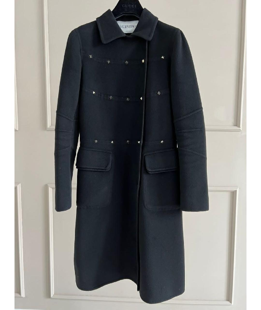 VALENTINO Черное пальто, фото 7