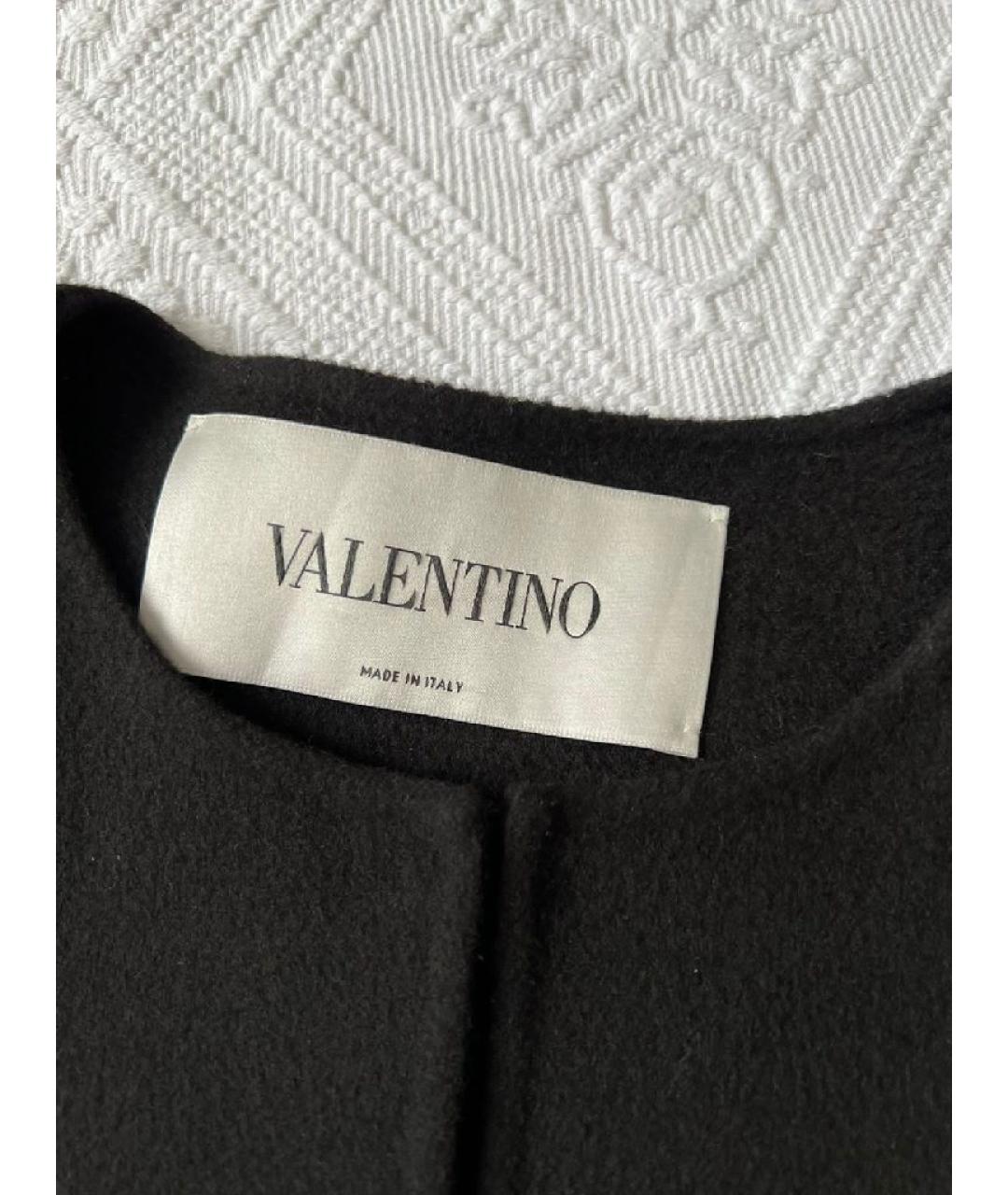 VALENTINO Черное пальто, фото 3