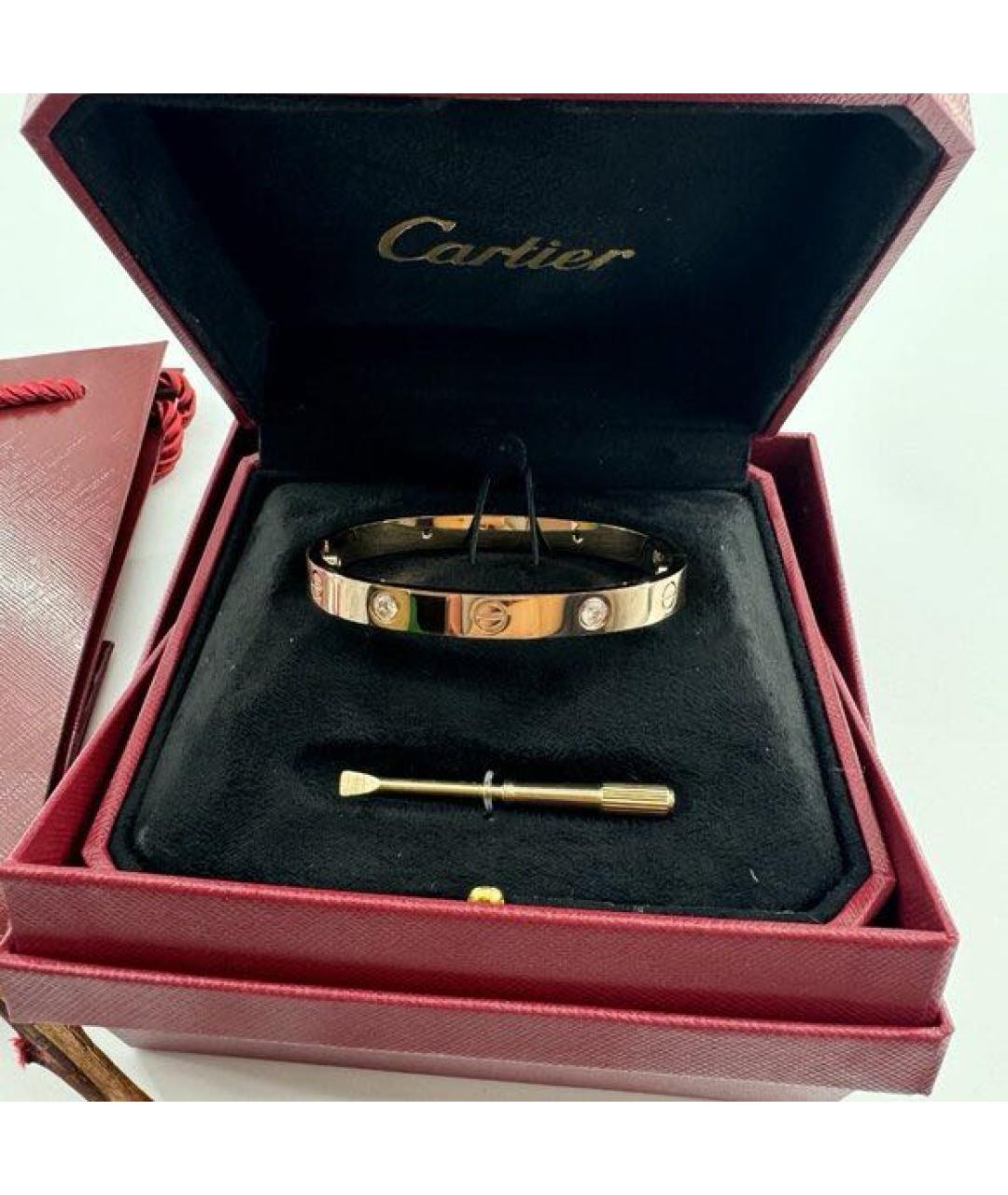 CARTIER Золотой браслет из розового золота, фото 3